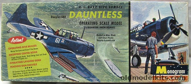 Monogram 1/48 Douglas SBD Dauntless Dive Bomber - Four Star Issue, PA54-149 plastic model kit